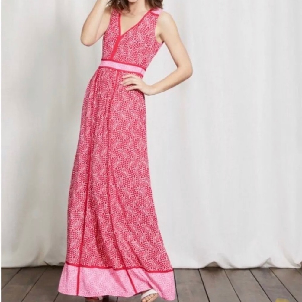 Women’s Boden Laurie Maxi Dress Red Pink